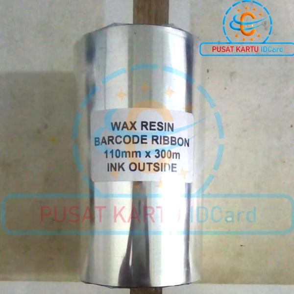 Ribbon Barcode Wax Resin 110mm x 300m